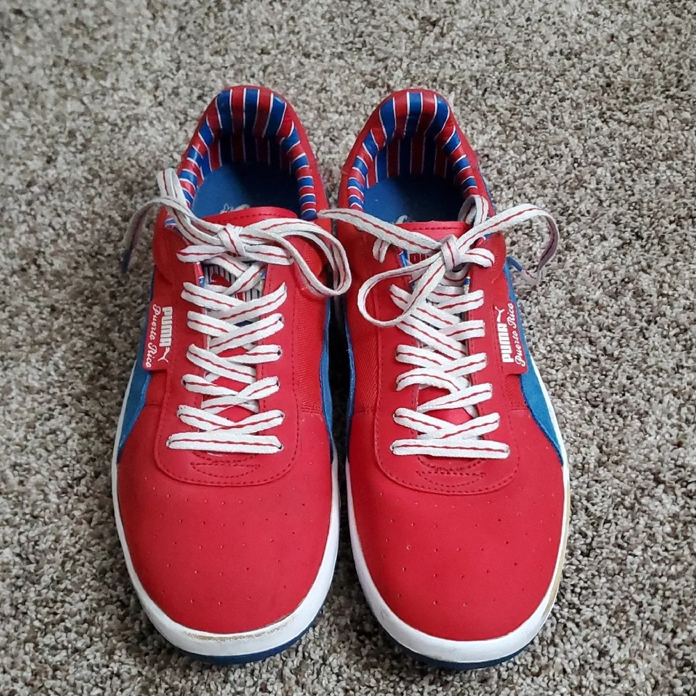 🔥 Puma California PR “Puerto Rico Flag” Sneakers‎ – Men’s Size 9.5 (RARE)